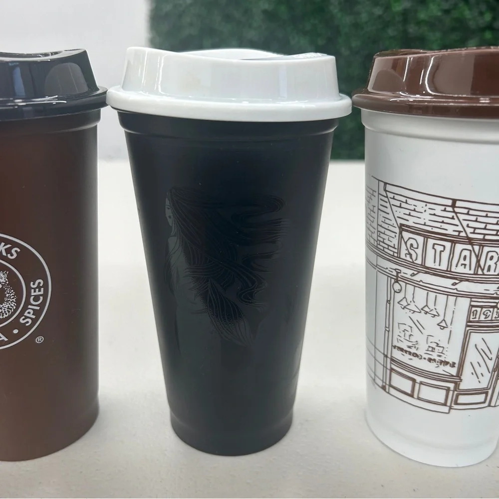 *LIMITED EDITION* Box of 6 Starbucks Seattle Washington Pike Place Market Cups